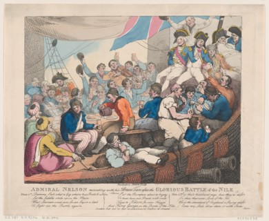 Admiral Nelson Recreating with his Brave Tars after the Glorious Battle of the Nile