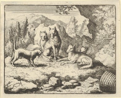 The Cat Calls Renard to Appear before the Tribunal. From Hendrick van Alcmar's Renard The Fox