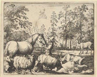 The Story of the Horse Who Wants Revenge on the Stag. From Hendrick van Alcmar's Renard The Fox