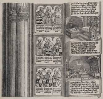 The Tomb Erected by Maximilian for His Father; and The Imperial Treasure; with Portraits of Maximilian's Ancestors and Relatives
