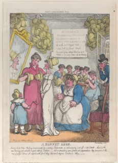 A Bonnet Shop, May 15, 1810.