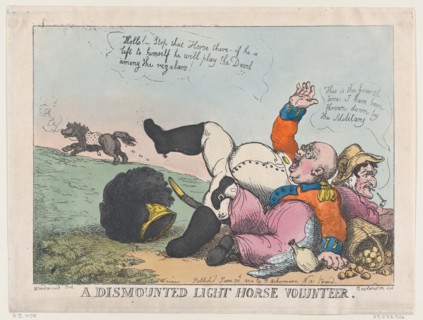 A Dismounted Light Horse Volunteer, June 30, 1804.