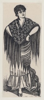 A gypsy, ca. 1880-1910.