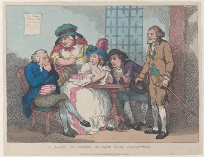 A Lady in Limbo, or Jew Bail Rejected, July 1, 1802.