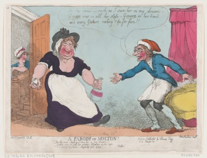 A Parody on Milton, 1807.