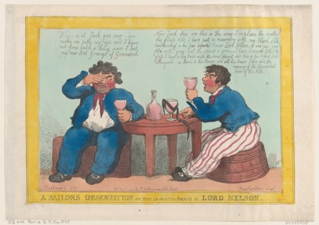 A Sailor's Observation on the Lamented Death of Lord Nelson, December 3, 1805.