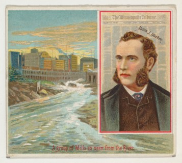 Alden J. Blethen, The Minneapolis Tribune, from the American Editors series (N35) for Allen & Ginter Cigarettes, 1887.