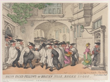 Bacon Faced Fellows of Brazen Nose, Broke Loose, 1811.