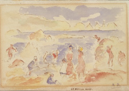 Beach Scene, 1883.