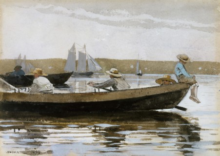Boys in a Dory, 1873.