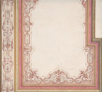 Ceiling Design for Madame Hope's Bedroom, ca. 1867.