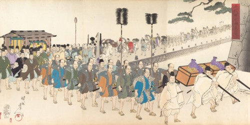 Chiyoda Castle (Album of Men), 1897.