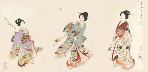 Chiyoda Castle (Album of Women), 1895.