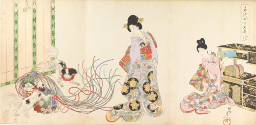 Chiyoda Castle (Album of Women), 1895.