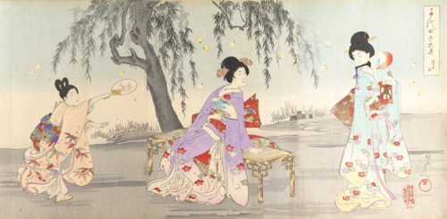 Chiyoda Castle (Album of Women), 1895.