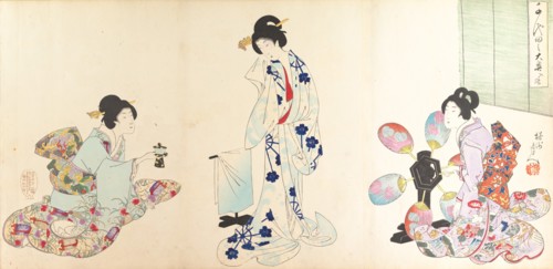 Chiyoda Castle (Album of Women), 1895.