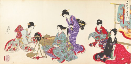 Chiyoda Castle (Album of Women), 1895.