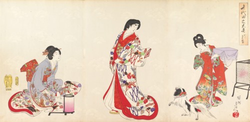 Chiyoda Castle (Album of Women), 1895.