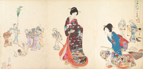 Chiyoda Castle (Album of Women), 1895.