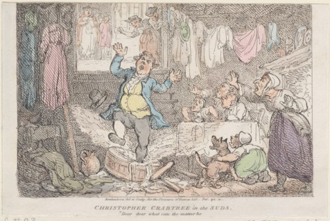 Christopher Crabtree in the Suds: "Dear, dear what can the matter be", 1807.