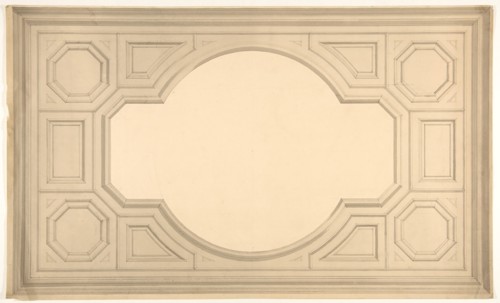 Design for a ceiling, second half 19th century.