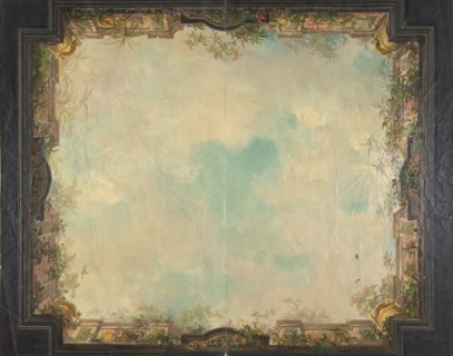 Design for a decorated ceiling in a house on the rue Matignon, second half 19th century.