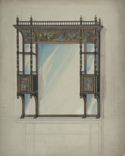 Design for a Mirror over a Mantel, 1840-99.