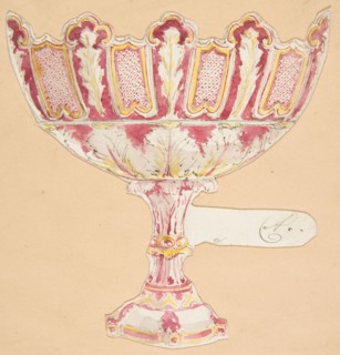 Design for a vessel, 19th century.