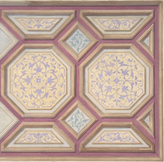 Design for Ceiling, Château de Cangé, second half 19th century.