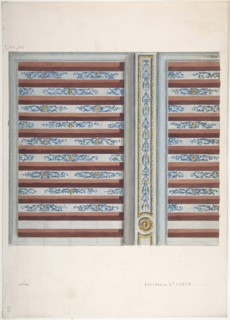 Design for Ceiling, Château de St. Aubin, second half 19th century.