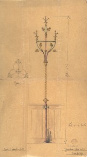 Design for Church Lights, 1877.
