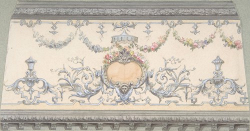 Design for Cove Section, second half 19th century.