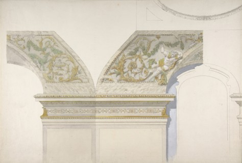 Design for Coving, Hotel de Trevise, 1850-1910.