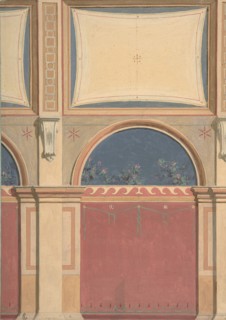 Design for Elevation of Gallery Bay, Deepdene, Dorking, Surrey, 1875-79.