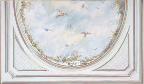 Design for Grand Salon Ceiling, Hôtel Hope, 1867.