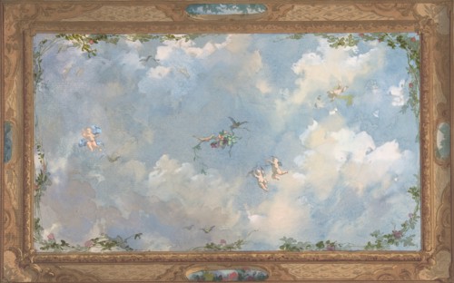 Design for Salon Ceiling, Hôtel Candamo, ca. 1873.