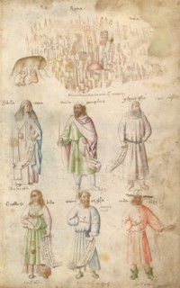 Famous Men and Women from Classical and Biblical Antiquity., 1450s.