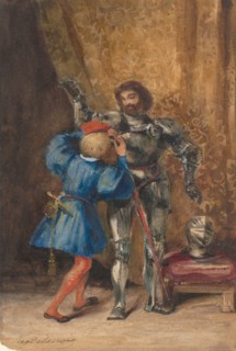 Goetz von Berlichingen Being Dressed in Armor by His Page George, 1826-27.