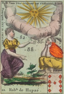 Hab.t de Hapae from Playing Cards (for Quartets) 'Costumes des Peuples Étrangers', 1700-1799.