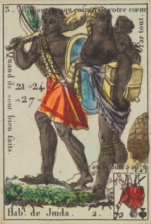 Hab.t de Juida from Playing Cards (for Quartets) 'Costumes des Peuples Étrangers', 1700-1799.