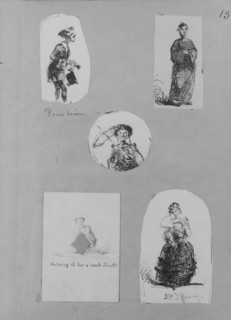 Holding it for a "Crack Shot!" (from Sketchbook), 1854-55.