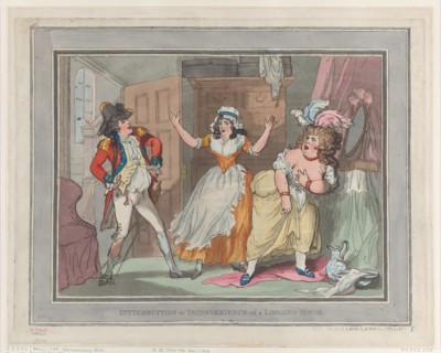 Interruption or Inconvenience of a Lodging House, [April 1, 1789], reissued April 1, 1824.