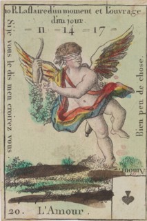 L'Amour from Playing Cards (for Quartets) 'Costumes des Peuples Étrangers', 1700-1799.