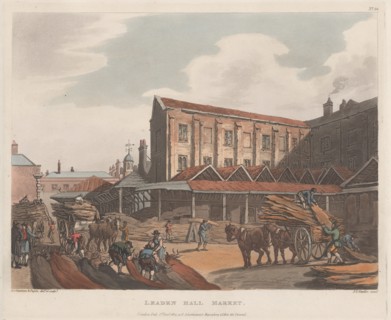 Leaden Hall Market, January 1, 1809.