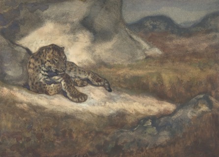 Leopard Lying Down, 1810-75.