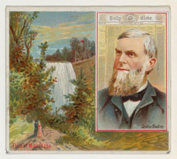 Lewis Baker, St. Paul Daily Globe, from the American Editors series (N35) for Allen & Ginter Cigarettes, 1887.