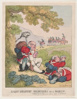 Light Infantry Volunteers on a March, June 8, 1804.