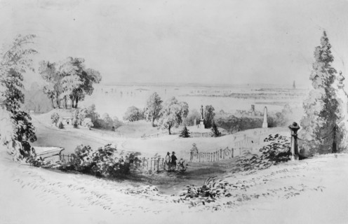 New York from Greenwood Cemetery, .