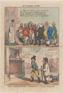Mrs Clark's Levee. The Ambassador of Morrocco on a Special Embassy, February 20, 1809.