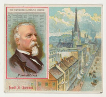 Murat Halstead, The Cincinnati Commercial Gazette, from the American Editors series (N35) for Allen & Ginter Cigarettes, 1887.